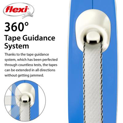 Show full view: Flexi New Comfort Tape Plastic Retractable Dog Leash, X-Small: 10-ft long slide 2 of 5