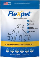 Flexpet CM8 Maximum Strength Joint Health Dog & Cat Supplement, 60 count