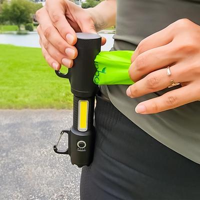 Show full view: Flipo Dr. Mike's Doggie Doo All Bag Dog Poop Bag Dispenser with Flashlight slide 7 of 9