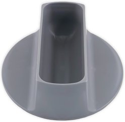 Flipo Ear Clear Non-skid Pet Feeding Station, Gray slide 2 of 5