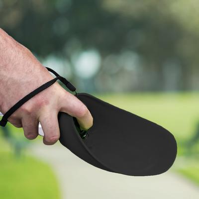 Show full view: Flipo Fold-A-Bowl Non-skid Plastic Dog & Cat Bowl & Water Bottle, Gray, 26-oz, Black slide 4 of 6