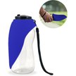 Show in main carousel: Flipo Fold-A-Bowl Non-skid Plastic Dog & Cat Bowl & Water Bottle, Gray, 26-oz, Blue slide 1 of 5