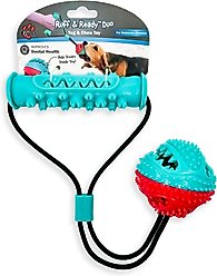 Flipo Ruff & Ready Duo Chew & Tug Dog Toy, Blue slide 2 of 4