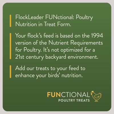 Show full view: FlockLeader Defend Functional Poultry Treat, 3.5-lb bag  slide 3 of 11