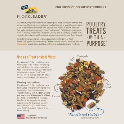 Show full view: FlockLeader Enhance Functional Poultry Treat, 1.5-lb bag  slide 2 of 11