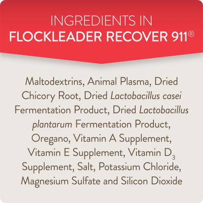 Show full view: FlockLeader Recover 911 Poultry Supplement, 8-oz bag slide 6 of 9