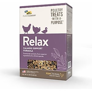 FlockLeader Relax Functional Poultry Treat, 1.5-lb bag 