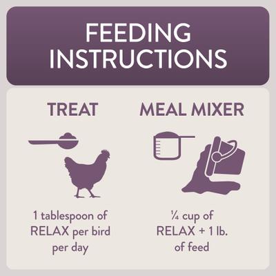 Show full view: FlockLeader Relax Functional Poultry Treat, 3.5-lb bag  slide 4 of 11