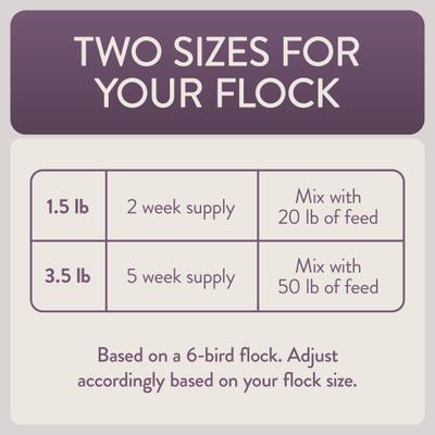 Show full view: FlockLeader Relax Functional Poultry Treat, 3.5-lb bag  slide 7 of 11