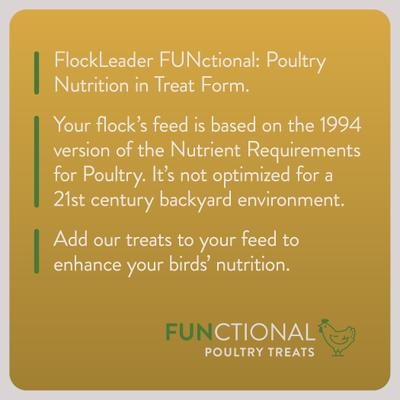 Show full view: FlockLeader Shine Functional Poultry Treat, 3.5-lb bag  slide 3 of 12