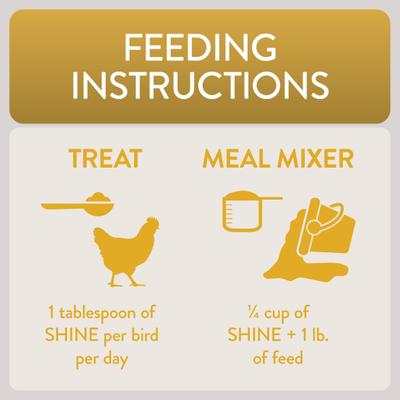 Show full view: FlockLeader Shine Functional Poultry Treat, 3.5-lb bag  slide 4 of 12
