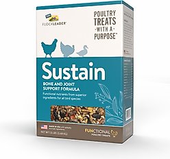 FlockLeader Sustain Functional Poultry Treat, 1.5-lb bag 