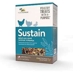 FlockLeader Sustain Functional Poultry Treat, 1.5-lb bag 