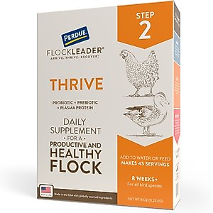 FlockLeader Thrive Poultry Supplement, 8-oz bag