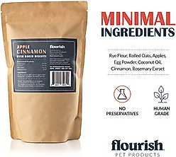 Flourish Apple Cinnamon Biscuit Dog Treats, 7-oz bag slide 2 of 2