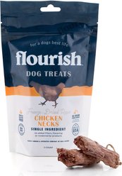 Flourish Chicken Necks Freeze-Dried Dog Treats, 3 count