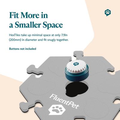 Show full view: FluentPet HexTiles Dog & Cat Games & Puzzles Toy, Yellow slide 3 of 4