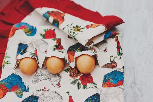 Show full view: RentACoop Egg Collecting Kids Full-Body Apron, Red slide 2 of 2