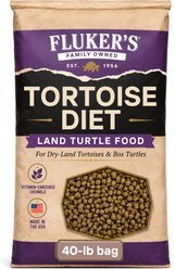 Fluker's Tortoise Diet Land Turtle Reptile Food Crumble, 40 lb bag