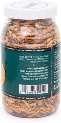 Show full view: Fluker's 5 Star Medley Freeze-Dried Aquatic Turtle Treats, 2.9-oz jar, bundle of 2 slide 4 of 5