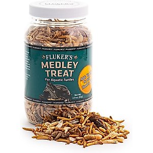 Fluker's 5 Star Medley Freeze-Dried Aquatic Turtle Treats, 2.9-oz jar