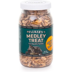 Fluker's 5 Star Medley Freeze-Dried Aquatic Turtle Treats, 2.9-oz jar