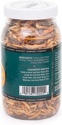 Show full view: Fluker's 5 Star Medley Freeze-Dried Aquatic Turtle Treats, 2.9-oz jar slide 4 of 5
