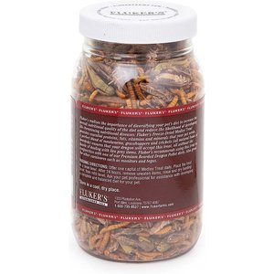Fluker's 5 Star Medley Freeze-Dried Bearded Dragon Treats, 3.2-oz jar