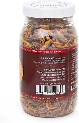 Show full view: Fluker's 5 Star Medley Freeze-Dried Bearded Dragon Treats, 3.2-oz jar slide 4 of 5