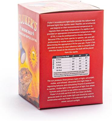 Show full view: Fluker's Basking Spotlight Reptile Bulb, 75-watt slide 3 of 7