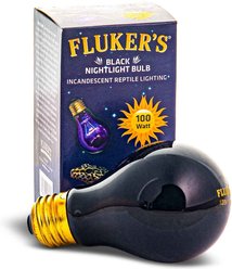 Fluker's Black Nightlight Reptile Bulb, 100-watt