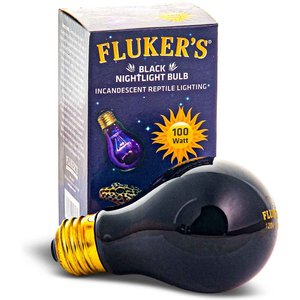 Fluker's Black Nightlight Reptile Bulb, 100-watt