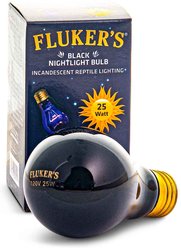 Fluker's Black Nightlight Reptile Bulb, 25-watt