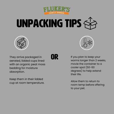 Show full view: Fluker's Black Soldier Fly Larvae Reptile Food, Small, 1000 count slide 3 of 9