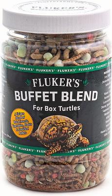 Show full view: Fluker's Box Turtle Buffet Blend Reptile Food, 11.5-oz bag slide 2 of 4