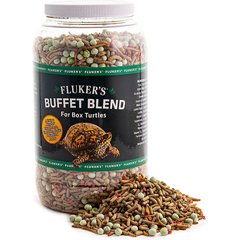 Fluker's Box Turtle Buffet Blend Reptile Food, 3.25-lb bag