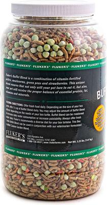 Show full view: Fluker's Box Turtle Buffet Blend Reptile Food, 3.25-lb bag slide 3 of 4