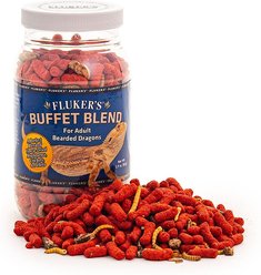 Fluker's Buffet Blend Adult Bearded Dragon Food, 2.9-oz jar