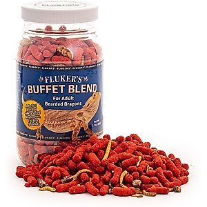Fluker's Buffet Blend Adult Bearded Dragon Food, 2.9-oz jar