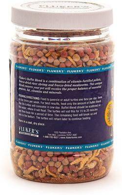 Show full view: Fluker's Buffet Blend Aquatic Turtle Food, 12-oz jar slide 3 of 5