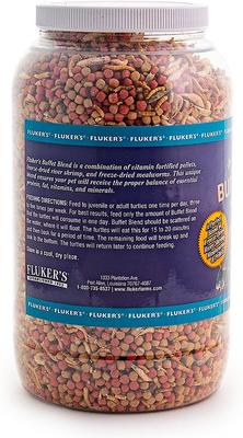 Show full view: Fluker's Buffet Blend Aquatic Turtle Food, 4-lb jar slide 3 of 5