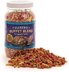 Fluker's Buffet Blend Aquatic Turtle Food, 7.5-oz jar