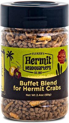 Show full view: Fluker's Buffet Blend Hermit Crab Food, 2.4-oz jar slide 2 of 4