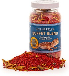 Fluker's Buffet Blend Juvenile Bearded Dragon Food, 4.4-oz jar