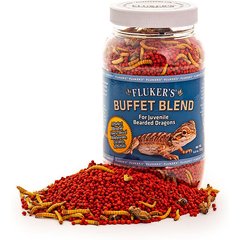 Fluker's Buffet Blend Juvenile Bearded Dragon Food, 4.4-oz jar