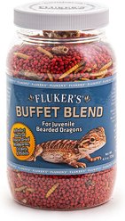Fluker's Buffet Blend Juvenile Bearded Dragon Food, 4.4-oz jar slide 2 of 4