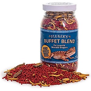Fluker's Buffet Blend Juvenile Bearded Dragon Food, 8.5-oz jar