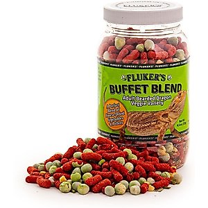 Fluker's Buffet Blend Veggie Variety Adult Bearded Dragon Food, 4.5-oz jar