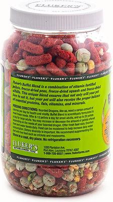 Show full view: Fluker's Buffet Blend Veggie Variety Adult Bearded Dragon Food, 7-oz jar slide 3 of 5