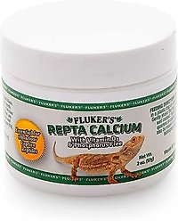 Fluker's Calcium with Vitamin D3 Indoor Reptile Supplement, 2-oz jar